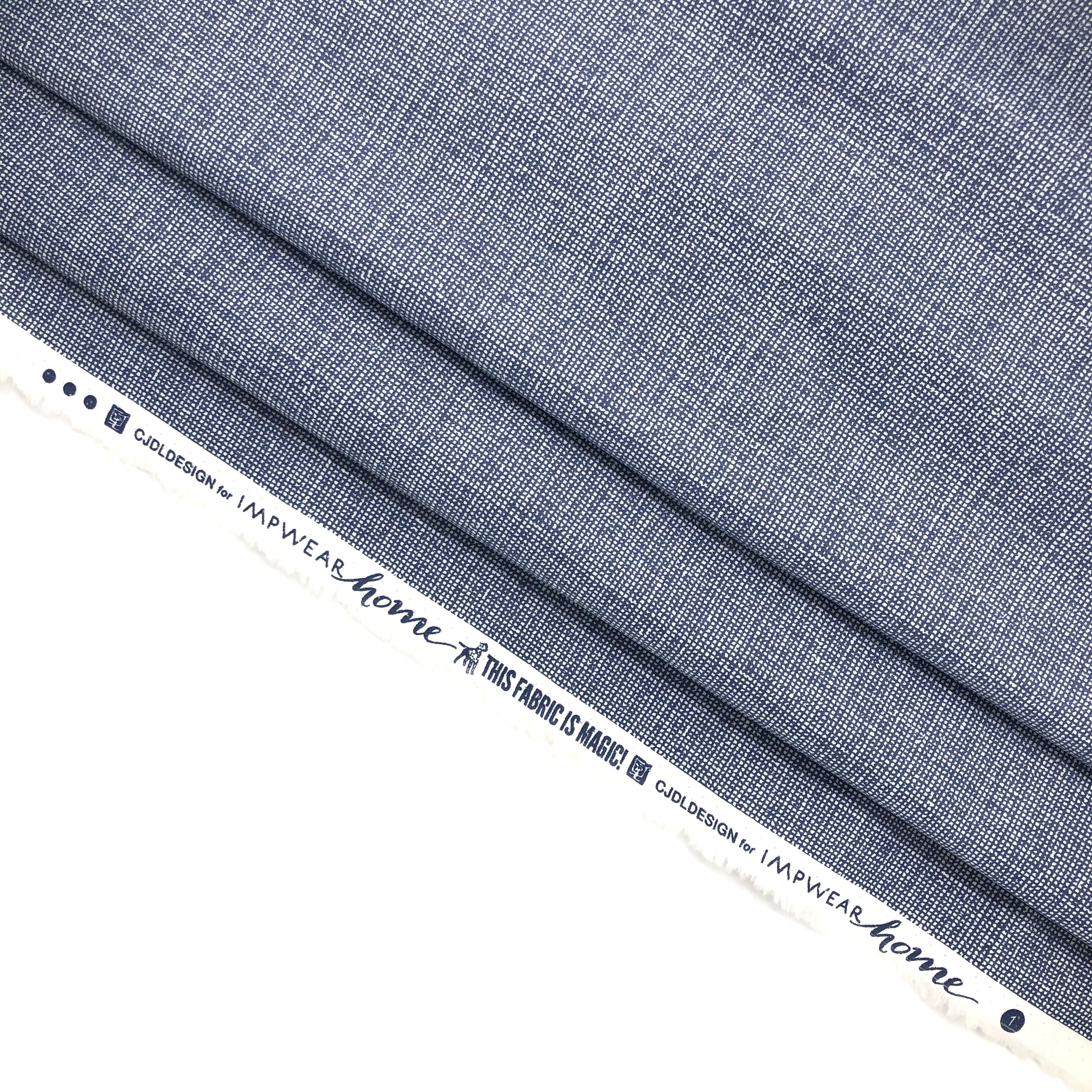 12.5oz colored dots define selvedge denim fabric | WingFly